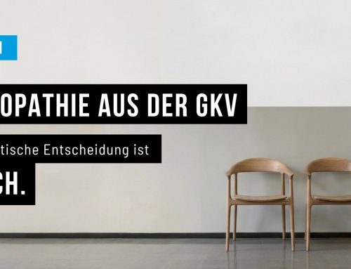 Bundestag beschließt das Aus der Homöopathie als GKV-Leistung