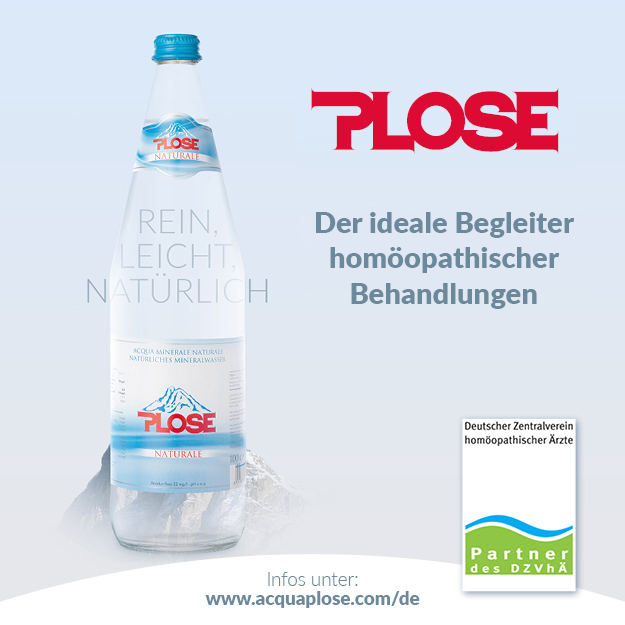 Mineralwasser von Plose - der ideale Begleiter homöopathischer Behandlungen
