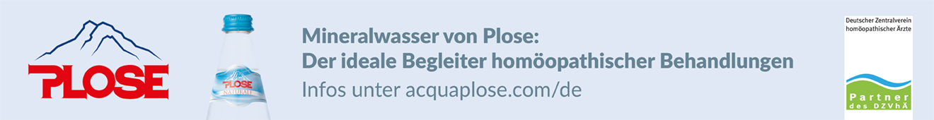 Mineralwasser von Plose - der ideale Begleiter homöopathischer Behandlungen